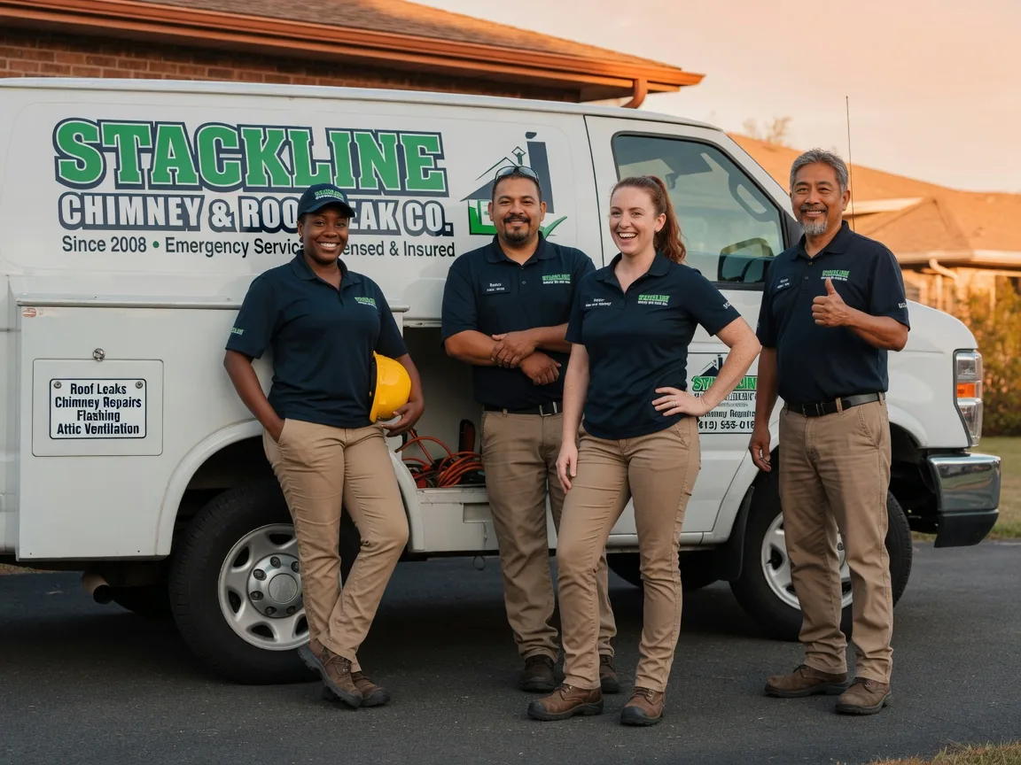 Chimney flashing repair company in Hollister, NC